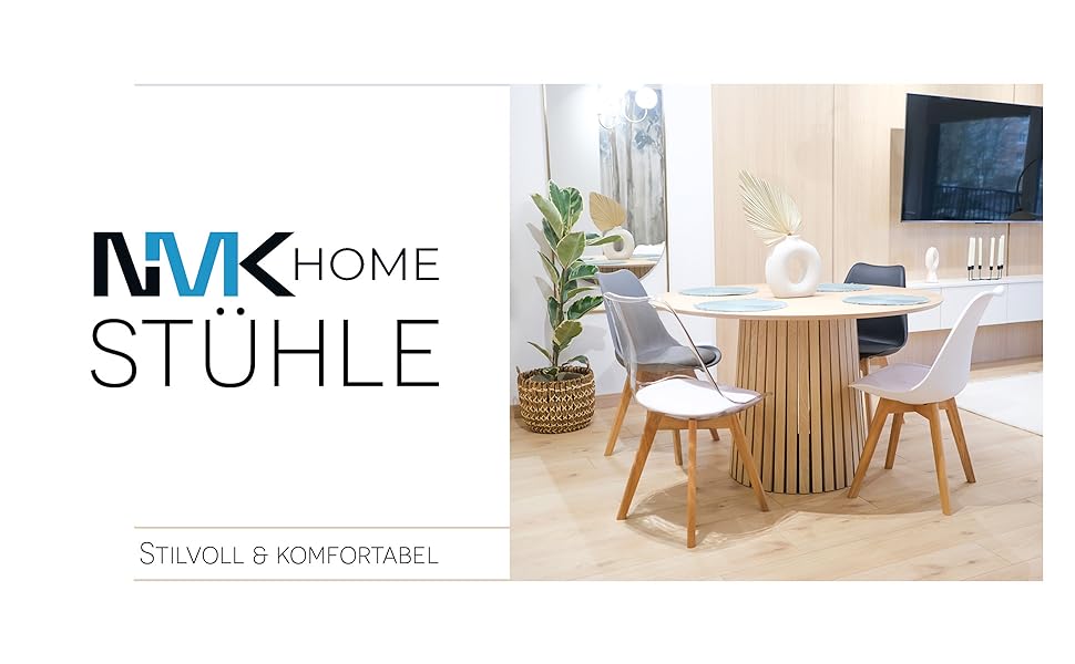 Набір з 4-х обідніх стільців чорного кольору – сучасні пластикові стільці з м'яким сидінням з екошкіри та поліпропіленовими ніжками, елегантний дизайн, комфортне сидіння