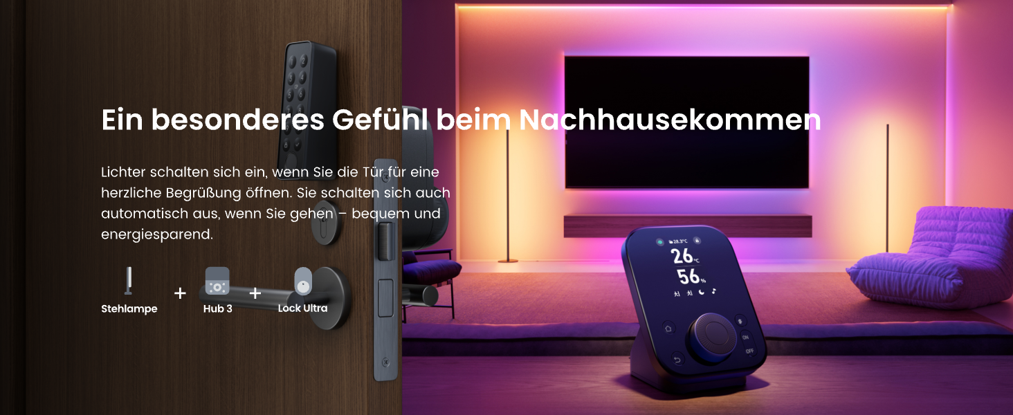 SwitchBot Matter Підлоговий світильник для вітальні та спальні, RGBWW, димування, Apple Home, Alexa, Google Home, керування через APP, музичні та сценні режими, чорний