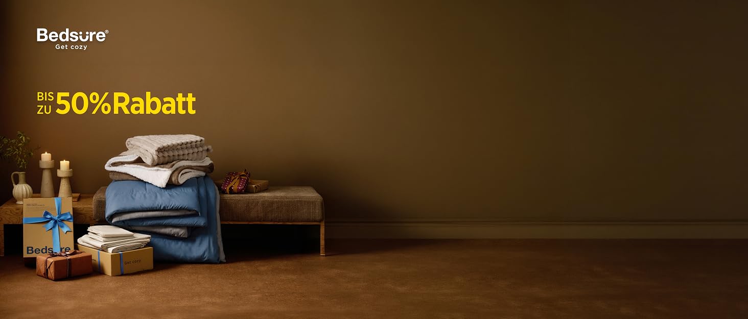 Зимова ковдра BEDSURE 220x240 см, тепла ковдра для сну (450 г/м²), біла