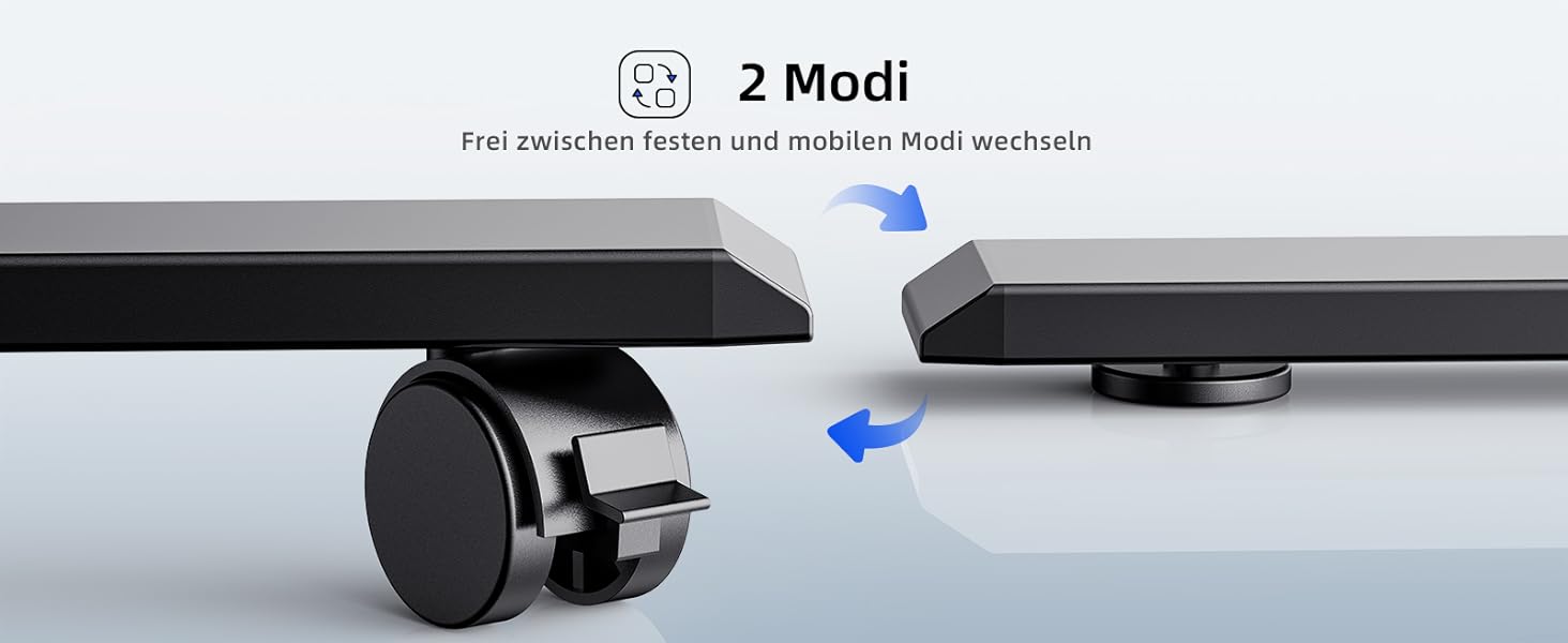 Регульований за висотою електричний стіл MAIDeSITe з 2 моторами, 4 пам'яттю та захистом від зіткнення (чорний), 72-120 см