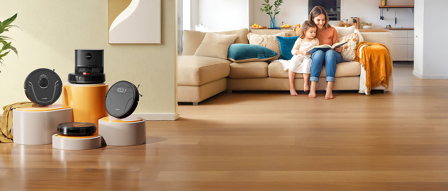 Робот-пилосос Airzeen Q10 Pro S з вологою, 8000Pa, LiDAR, APP, Alexa, для дому, килимів, шерсті тварин, чорний