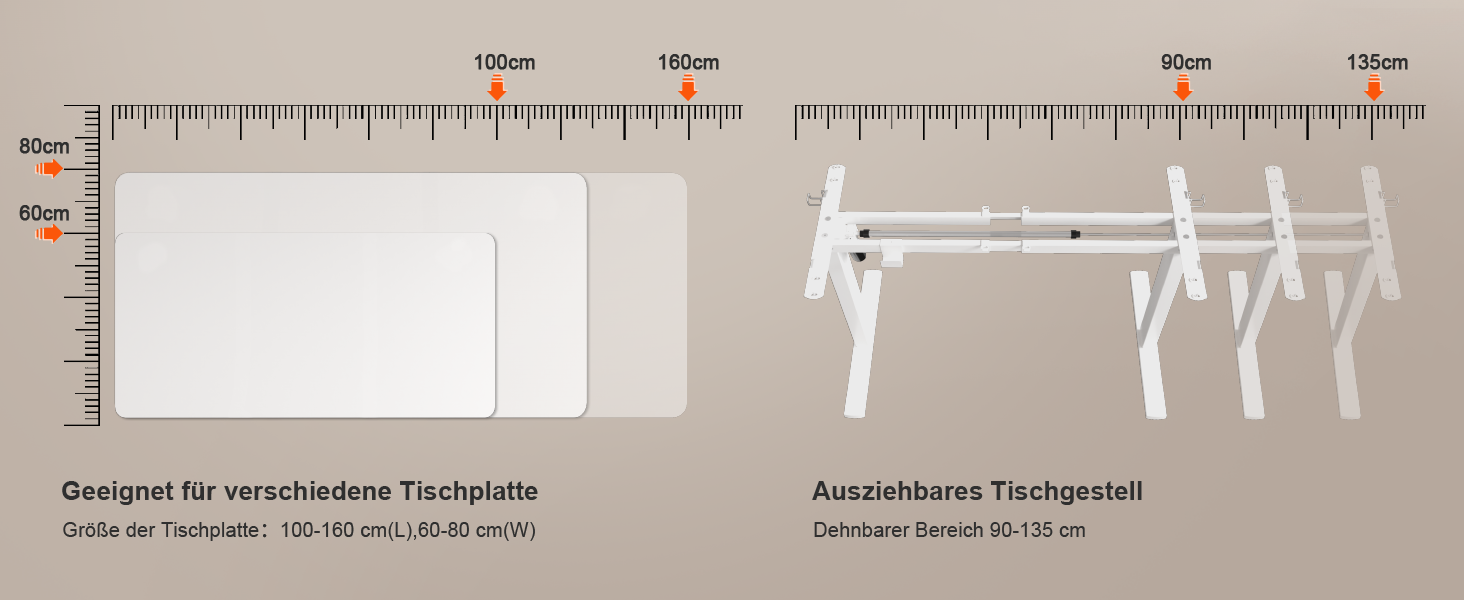 Регульований стіл JUMMICO з USB-роз'ємом та кабельною масою, електричний, з плавним регулюванням висоти, на коліщатках (білий)