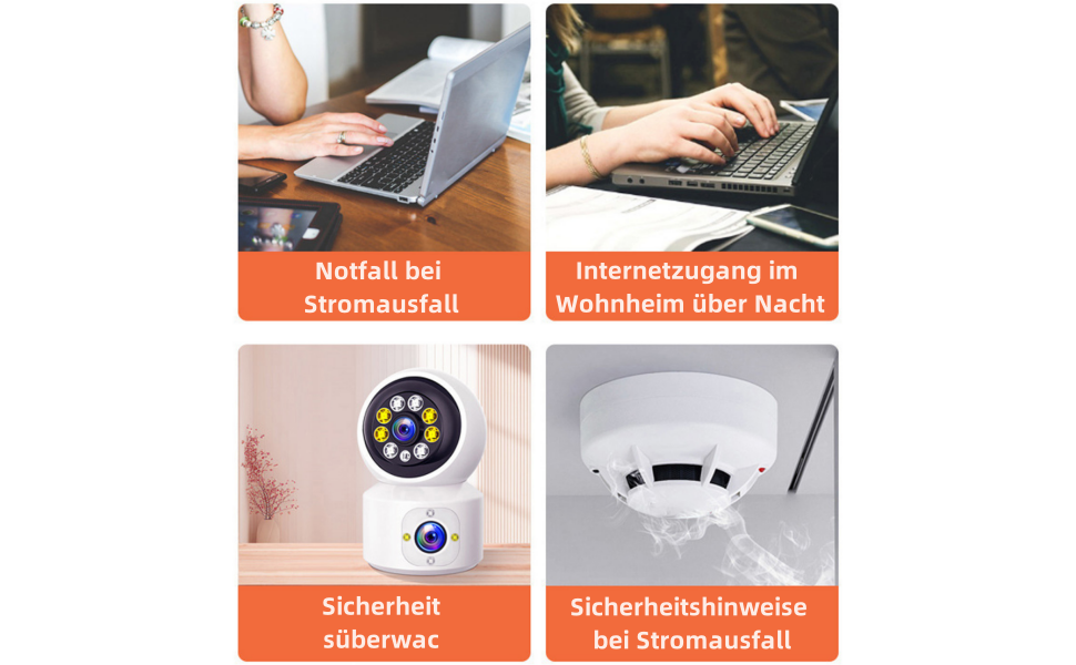 ДБЖ (UPS) з акумулятором, 6000 мАг, резервне живлення з інтелектуальною LED-індикацією, 5 В, 9 В, 12 В вихід, багатофункціональний захист, неперервна подача живлення (EU-штекер)