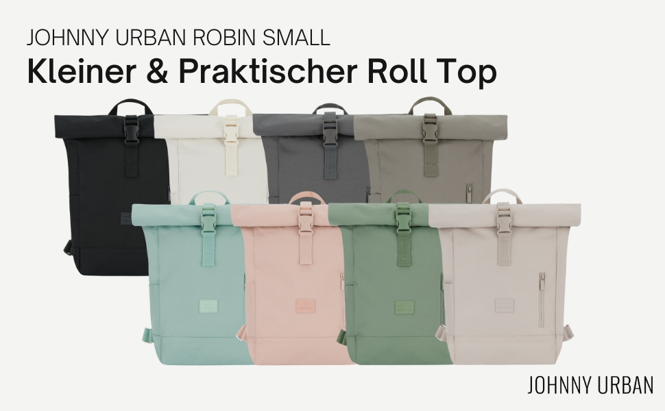 Рюкзак Johnny Urban для жінок і чоловіків Small - Robin Small - Невеликий рюкзак з 12-дюймовим відділенням для ноутбука - Денний рюкзак для бізнесу в Uni City - водовідштовхувальний пісок