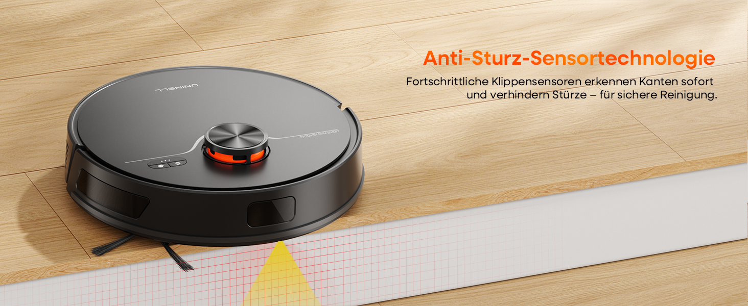 Робот-пилосос з функцією миття 5000Pa, потужний робот-пилосос з базою для самостійного очищення 3.5L, час роботи до 180 хвилин, навігація LiDAR, для збору шерсті тварин та прибирання килимів, керування через додаток, чорний