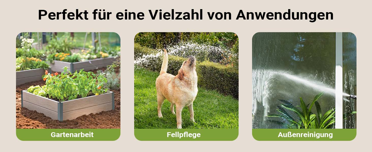 XPOtool Шланг-катушка на стіну з автозмотуванням та 15м водяного шлангу для поливу саду