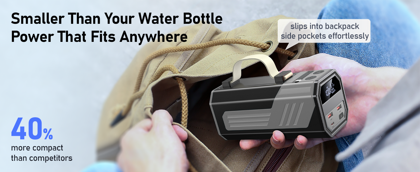 Power Bank 70000mAh 100W з USB-C, кабель, сірий - портативний акумулятор для iPhone, iPad, Samsung