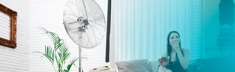 Вентилятор підлоговий Cecotec EnergySilence 620 Retrostyle 16