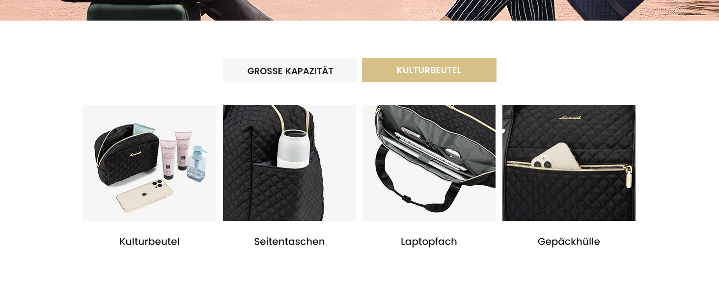 Спортивна сумка LOVEVOOK для жінок з відділенням для ноутбука, 35L - подорожі, спортзал, клініка