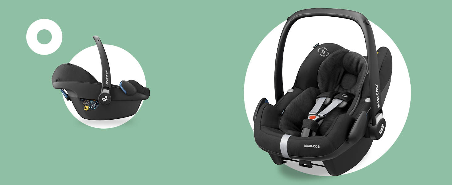 Автокрісло для новонароджених Maxi-Cosi Pebble Pro i-Size (0-12 місяців, 45-75 см), Essential Black