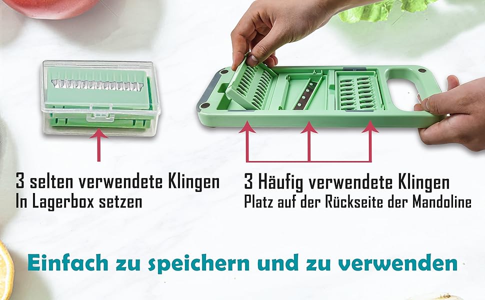 Подрібнювач овочів 8-в-1 з контейнером, набір для нарізки овочів та салатів, з нержавіючої сталі