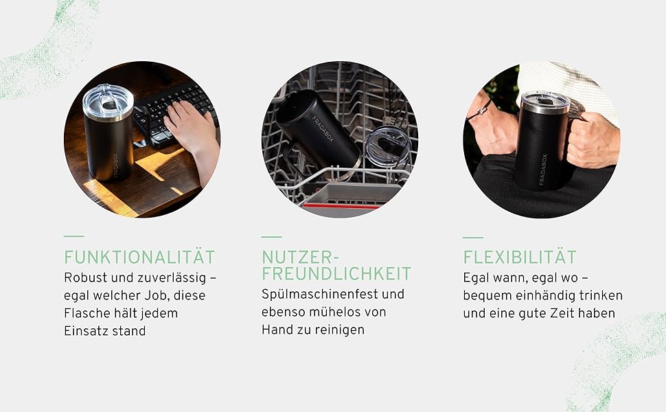 Термокружка 'Neri' 600 мл, нержавіюча сталь, з подвійними стінками, вакуумна ізоляція, для кави з собою, BPA-Free, миється в посудомийній машині, з кришкою-ковпачком (Чорний, Турквіз)