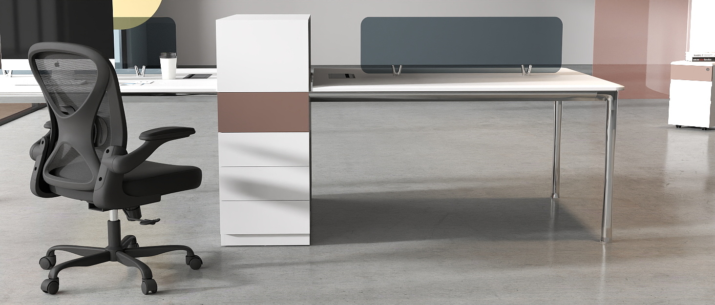 Ергономічне крісло для офісу ZZH з сітчастою спинкою, регульованою поперековою підтримкою та підйомними підлокітниками, дихаючий комп'ютерний стілець для дому з обертанням на 360° та регулюванням висоти, сірий