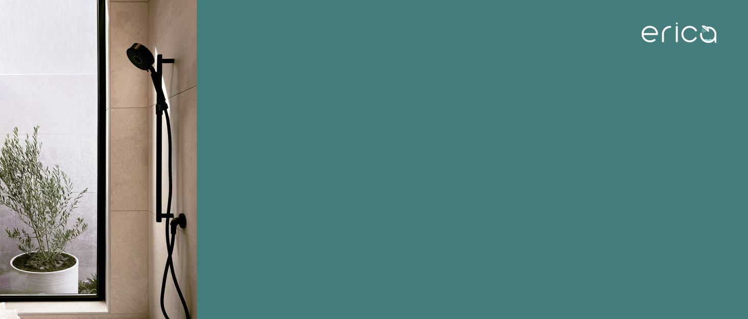 Штанга для душу Еріка L-подібної та U-подібної форми - 4-в-1 для ванни та душу - кутова штанга для душу - сталь з порошковим покриттям - без кріплень до стелі - білий колір