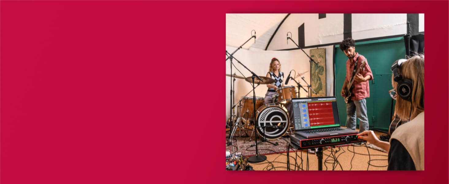 Focusrite Scarlett 4i4 3rd Gen USB Аудіоінтерфейс для гітаристів, вокалістів та продюсерів + ПО