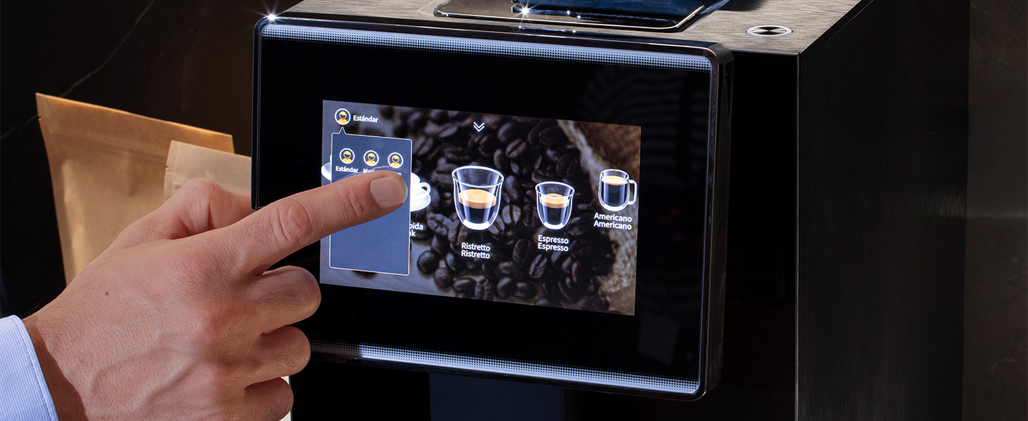 Кавомашина автоматична Cecotec Cremmaet Touch OCS 1450W з TFT-екраном та системою Thermoblock, 15 bar, 1.5л резервуар для води, 290г для кавових зерен, 600мл для молока, автоматичне очищення