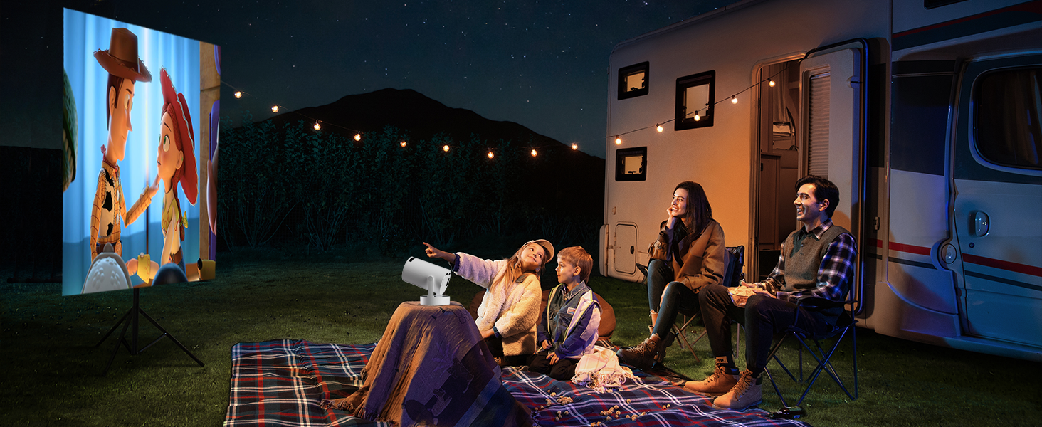 Інтелектуальний міні-проектор HY300 PRO HIFI: Android 11, 1080P FHD, 4K, 300 ANSI люмен, Wi-Fi 6, Bluetooth 5.0, для дому та кінотеатру