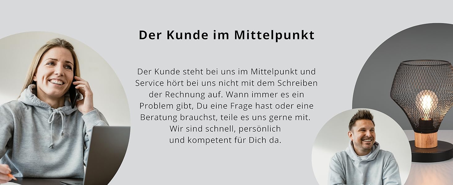 Бездротова лампа Роберта: LED-настільна лампа, нічник з регулюванням яскравості, USB-зарядка, 30 см, Кофе
