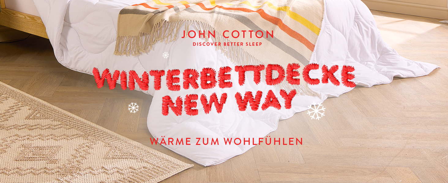 Ковдра зимова John Cotton New Way 240x220 - тепла, дихаюча, для алергіків, сертифікат Öko-Test, мікрофібра