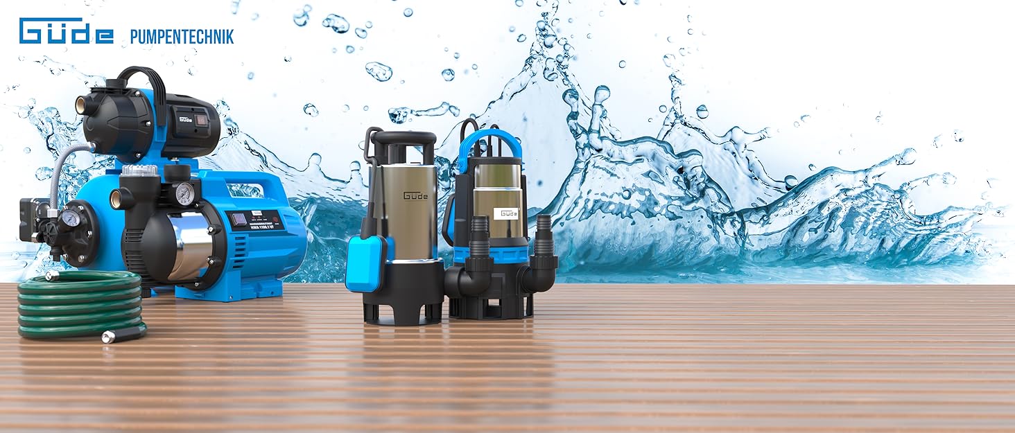 Güde Автоматичний шланг для поливу 20 м з кріпленням на стіну, поворотний 180°, з автоматичним змотуванням