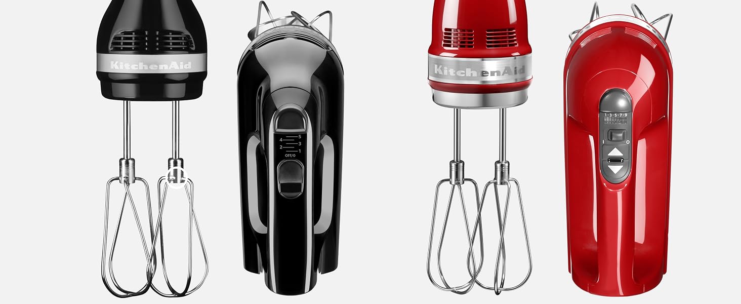 Ручний міксер KitchenAid Classic 5KHM5110EWH, 5 швидкостей, білий