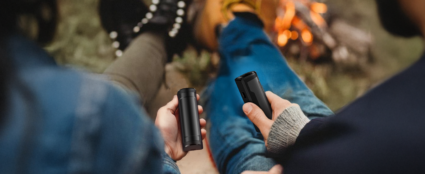 EasyAcc Портативний акумуляторний гріє рукавичка, чорний - великий