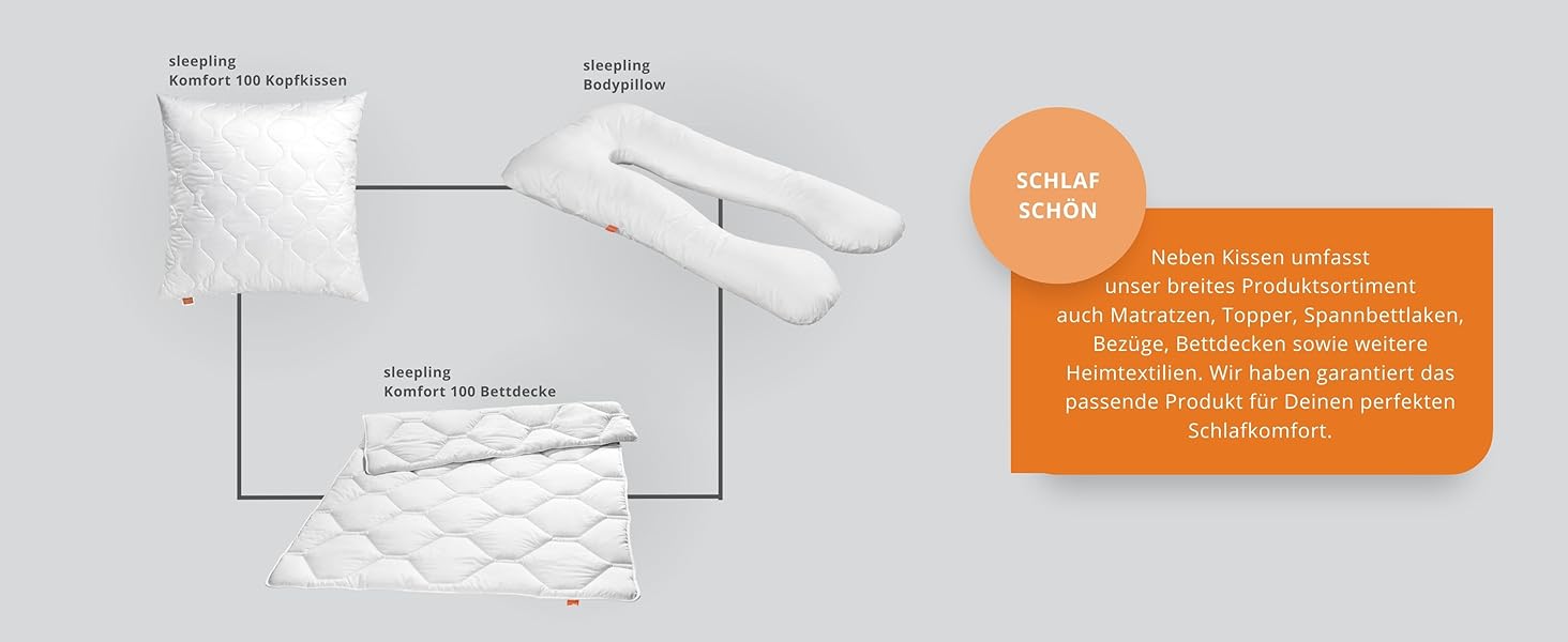 Подушка для вагітних Sleepling, подушка для сну на боці, Body Pillow U-подібної форми, сірий, 140 x 75 x 20 см, мікрофібра, знімний чохол, Ökotex, Made in EU
