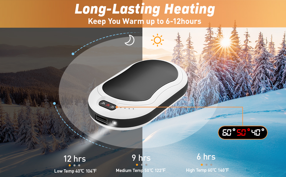 Електричний підігрівач рук, 8000mAh, Powerbank USB, портативний, для дітей, жінок, чоловіків, найкращий подарунок на зимові свята