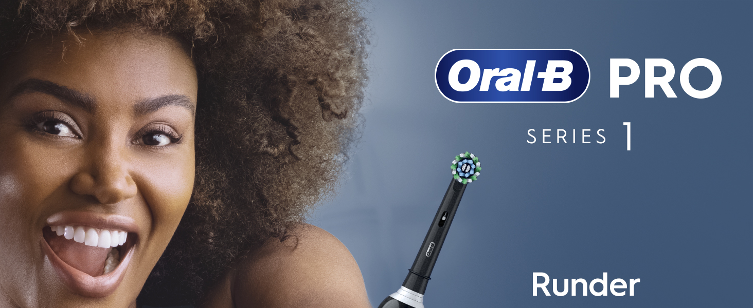 Електрична зубна щітка Oral-B Pro Series 1, чорна