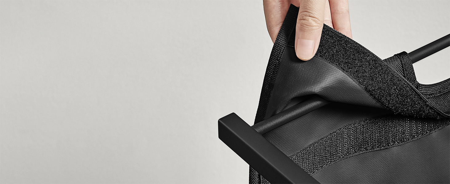 Кошик для білизни VASAGLE з 2 відділеннями, 92 л, чорний + вінтажний коричневий, 73 x 33 x 72 см