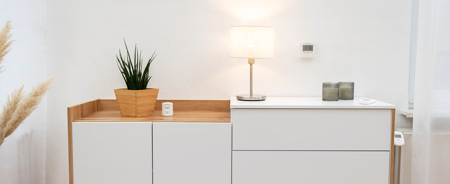 Homematic IP Термостат на радіатор Basic – Розумний дім, цифровий термостат для опалення, керування через додаток, сумісний з Alexa та Google Home, проста установка, економія енергії, 153412A3