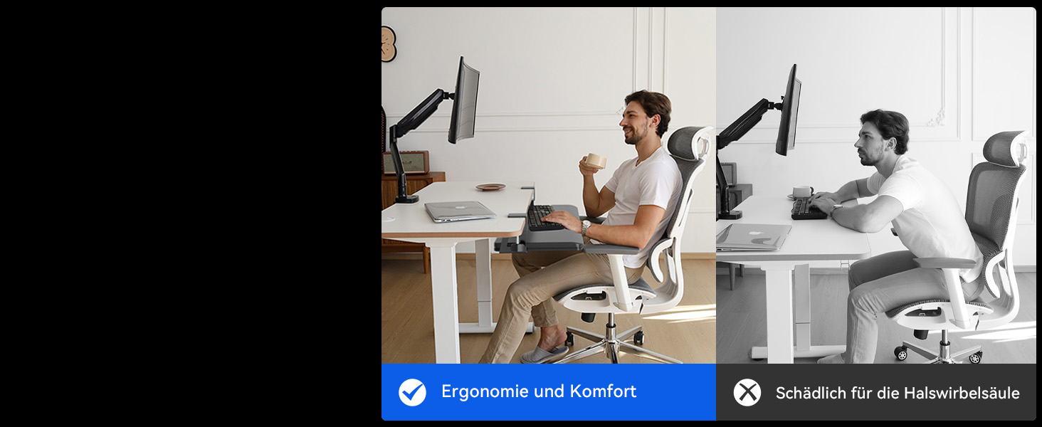 Підставка для клавіатури NearHub, висувна, під стіл, карбоновий дизайн, 65x30 см