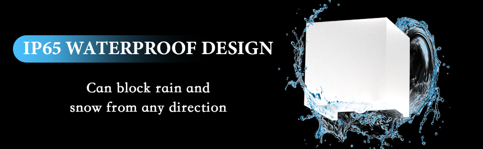 Klighten Настінний світильник з датчиком руху, 12W, IP65, 3000K, тепле біле світло, для вулиці/інтер'єру, регульований світловий потік