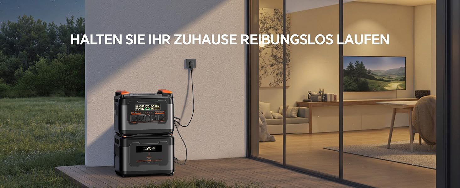 Портативна електростанція NECESPOW S2400, 1102.5Wh LiFePO4, 1500W (3000W пік), 3 розетки AC, чиста синусоїда, 50Hz, для дому та відпочинку на природі