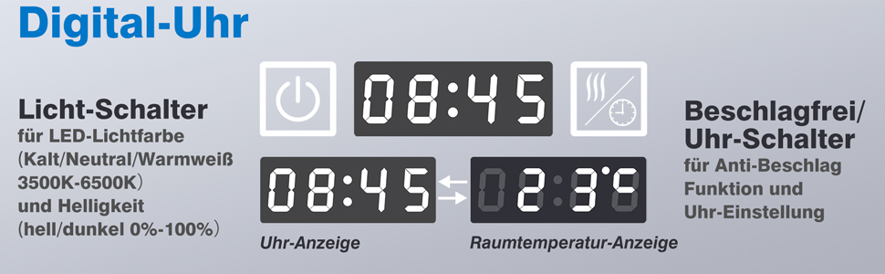 Круглий LED дзеркало для ванної кімнати 70 см з підсвіткою, сенсорне керування, протизапітніння, Alpha Series, холодне біле світло