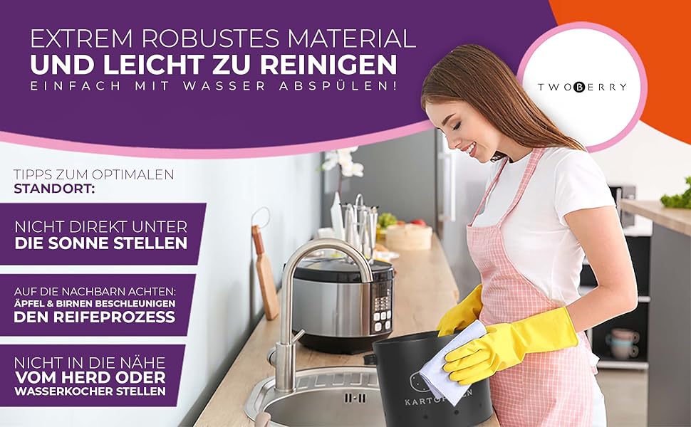 Набір контейнерів для зберігання картоплі, цибулі та часнику [3 шт] з овочечисткою, чорного кольору