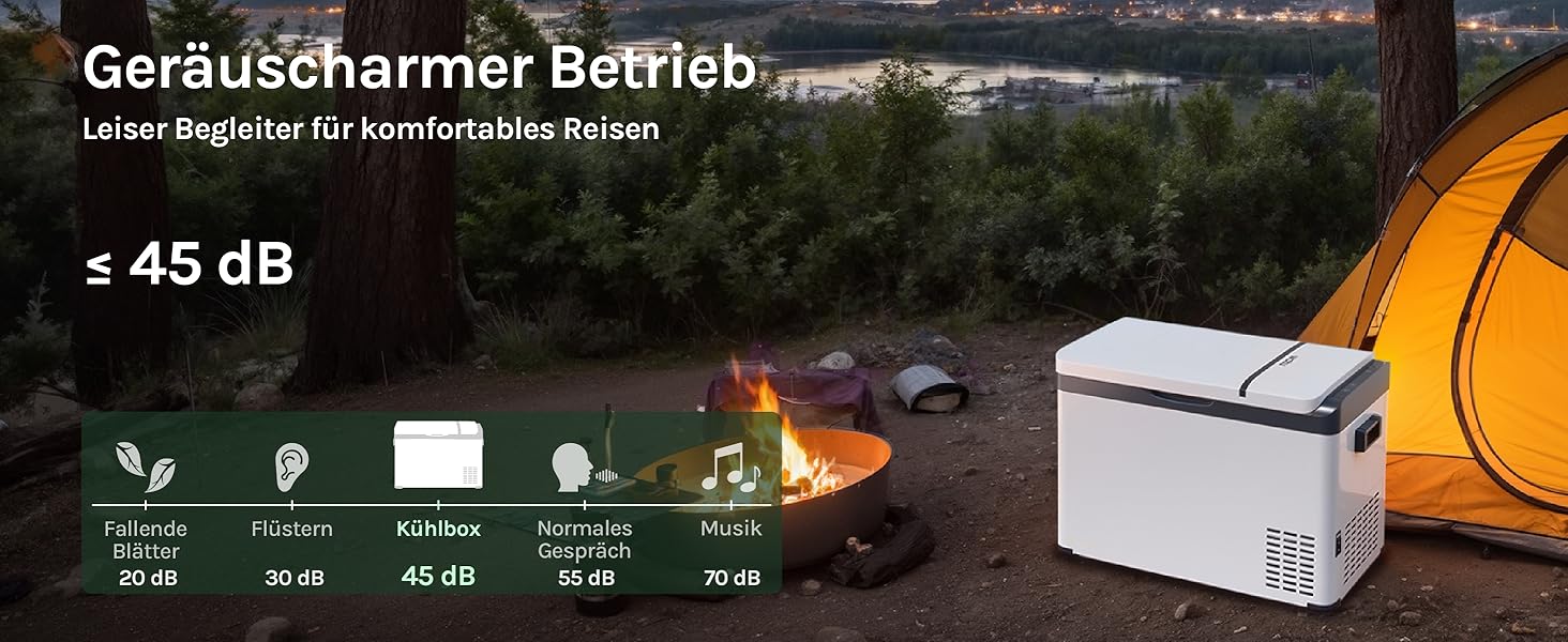 Автомобільний холодильник WOLTU 30л, електричний 12/230V, двозонний, для авто, пляжу, пікніка - білий + адаптер