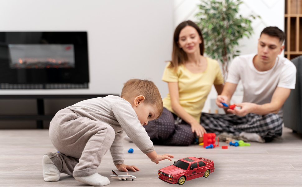 RC Дрифт-кар Drift Auto 1:16, 2.4 GHz, 30 км/год, 4WD, LED підсвічування, червоний, з акумулятором