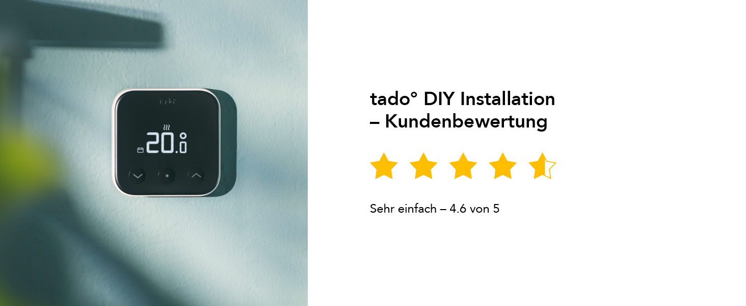 tado Smartes Heizkörperthermostat X – Набір з 3 шт., керування опаленням через додаток (Alexa, Siri, Google Assistant), енергозбереження, проста установка
