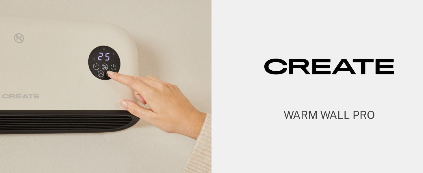 Електрична тепла стіна/підлога з Wi-Fi, салатовий колір, керування через додаток, до 20 м², датчик відкриття, захист від перекидання, 3 режими, LCD-дисплей, 2000W (Терракота)