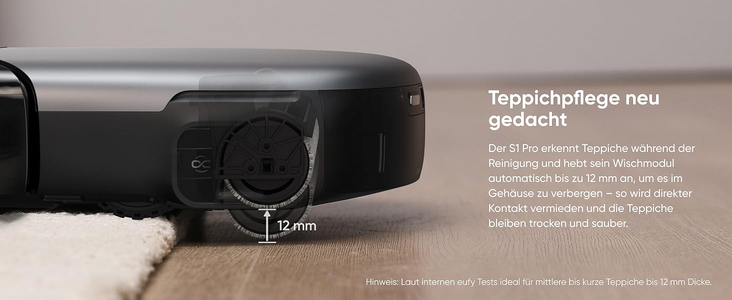 Робот-пилосос eufy L60 з базою самостійного очищення, потужність 5000Pa, захист від намотування волосся, 60 днів без випорожнення, iPath лазерна навігація (відновлений) (S1 Pro)