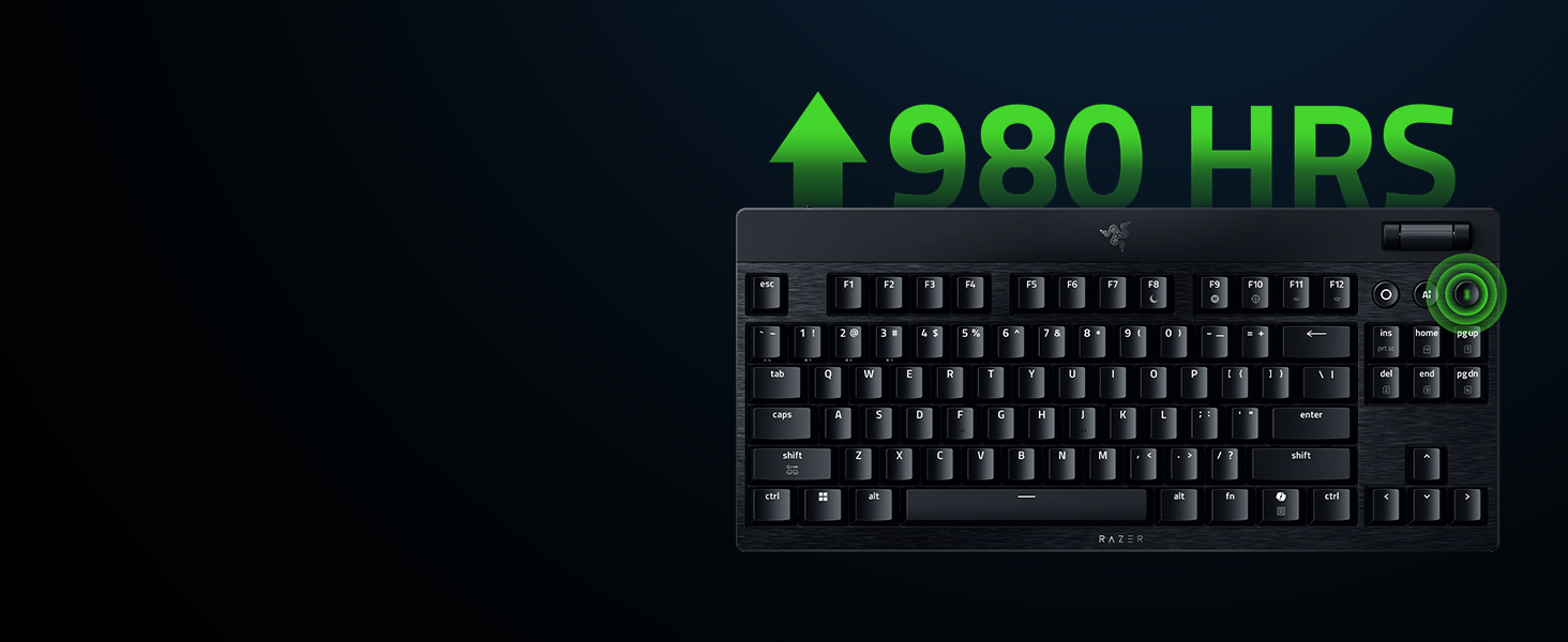 Механічна ігрова клавіатура Razer BlackWidow V4 TKL з Green Switch (QWERTZ DE, RGB Chroma, 6 макро-клавіші)
