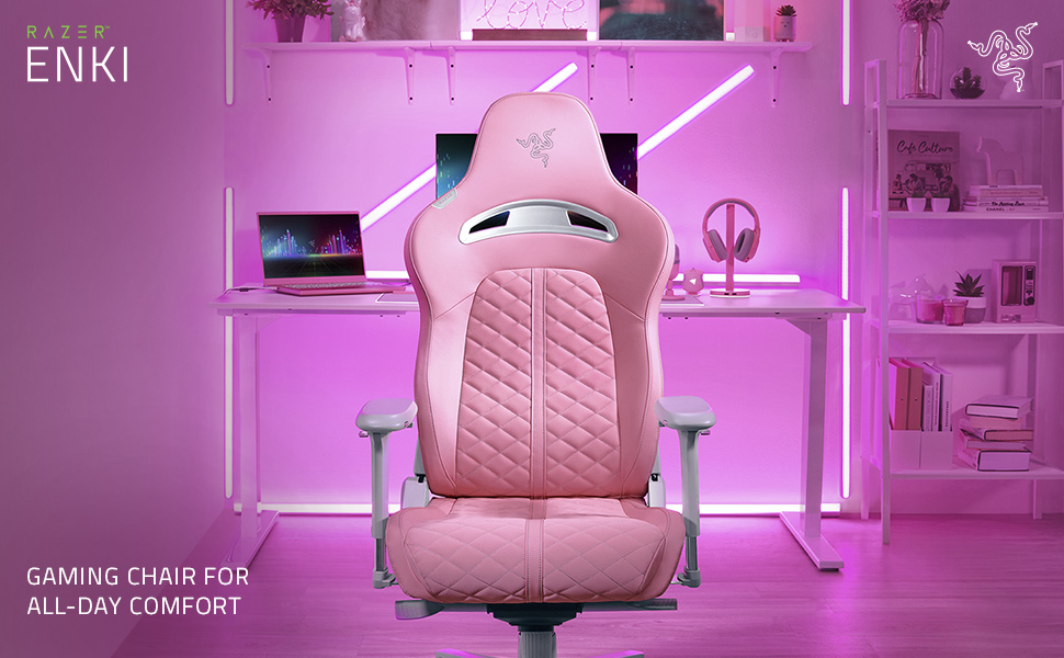 Ігровий крісло Razer Enki Rosa - комфорт та підтримка спини | Зелений колір