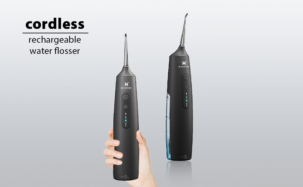 Набір для очищення зубів: зубна нитка, електрична зубна щітка, щітка та зубна нитка для здоров'я ясен та чистоти зубів Black