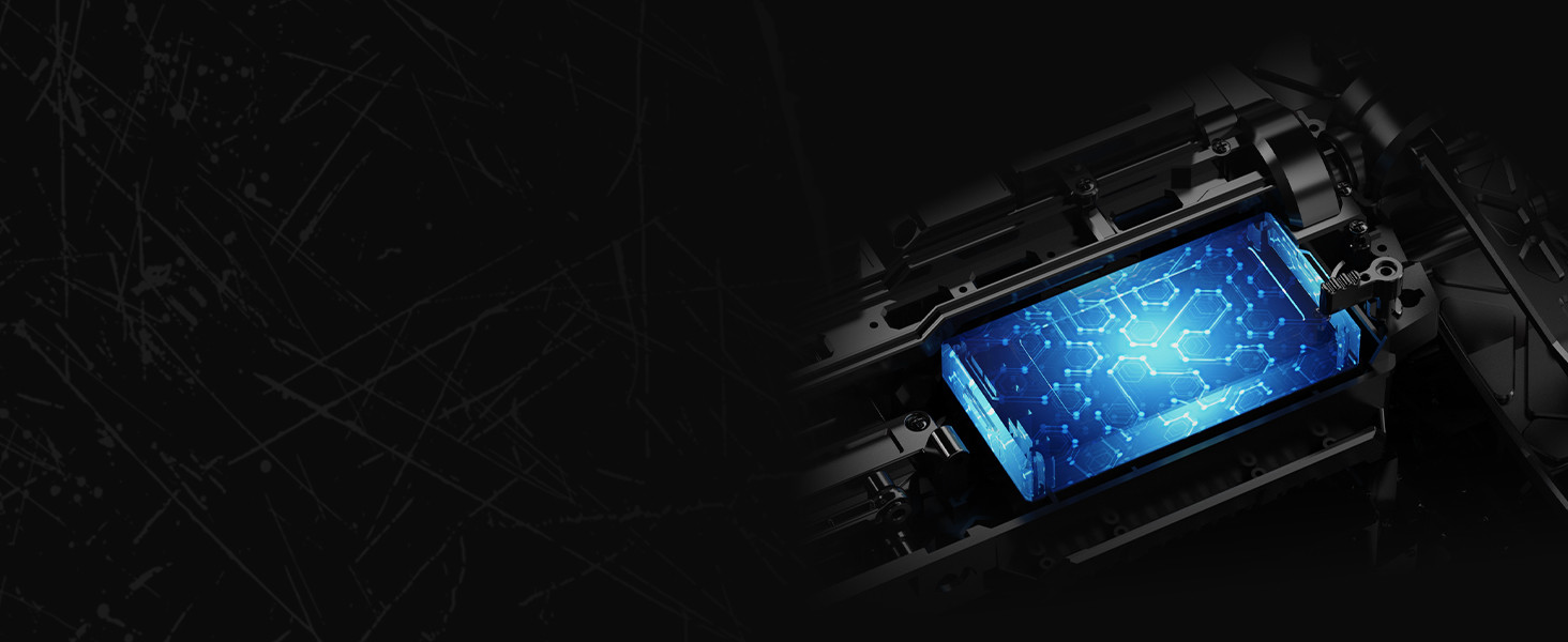 Радіокерований позашляховик DEERC 9205E 1:10 48 км/год 4WD Monstertruck з 2 акумуляторами, 2.4GHz, для дітей та дорослих