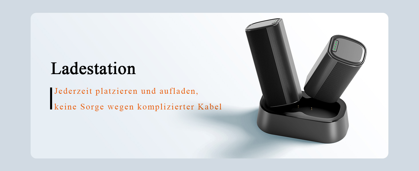 Електричні грілки для рук KINREECELL 10000mAh, 2 шт., з магнітним з'єднанням, зарядний кейс, 4 режими нагріву, до 55°C, тривалий час роботи, портативні