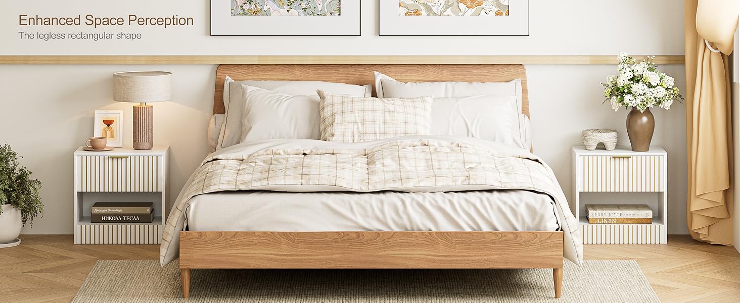 Нічний столик з ящиком, дерев'яний, білий. Сучасний приліжний столик для спальні, вітальні, офісу. 39x39x28 см