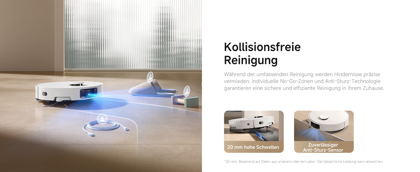 Робот-пилосос Dreame D20 Pro Plus: потужність 13000 Па, DuoBrush для шерсті тварин, очищення кутів, самостійна очистка, уникнення перешкод (LDS-навігація, лазер), суха та волога прибирання, для твердих підлог та килимів, акумулятор 5200 мАг