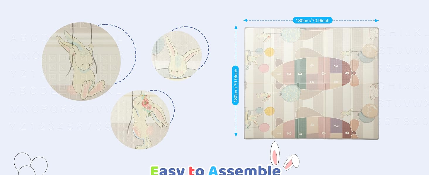 Манеж дитячий CHOLY для немовлят та малюків, 128x128 см, сірий з килимком 150x180 см - безпечний, міцний, з сіткою та захистом