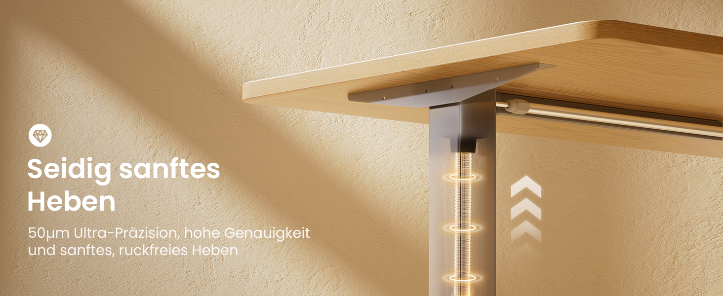 Електричний регульований стіл MAIDeSITe T1 Pro (Сірий) з 4 пам'яттю висоти та потужним мотором